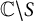 double struck upper C minus upper S