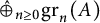 ModifyingAbove circled plus Underscript n greater than or equals 0 Endscripts With caret g r Subscript n Baseline left parenthesis upper A right parenthesis