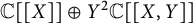 double struck upper C upper X right bracket right bracket circled plus upper Y squared double struck upper C upper X comma upper Y right bracket right bracket