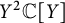 upper Y squared double struck upper C upper Y