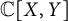 double struck upper C upper X comma upper Y