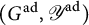 left parenthesis upper G Superscript a d Baseline comma upper Y Superscript backslash hspace 1.3 p t a d Baseline right parenthesis