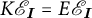 K script E sub I equals E script E sub I