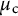 mu Subscript normal c