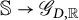 double struck upper S right arrow upper G Subscript upper D comma double struck upper R