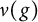 nu left parenthesis g right parenthesis