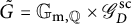 upper G overtilde equals upper G Subscript normal m comma double struck upper Q Baseline times upper G Subscript upper D Superscript backslash hspace 1.8 p t s c