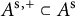 upper A Superscript normal s comma plus Baseline subset of upper A Superscript normal s