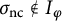 sigma Subscript n c Baseline not an element of upper I Subscript phi