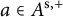 a element of upper A Superscript normal s comma plus