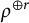 rho Superscript circled plus r
