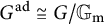 upper G Superscript a d Baseline approximately equals upper G divided by upper G Subscript normal m