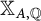 upper X Subscript upper A comma double struck upper Q