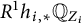 upper R Superscript 1 Baseline h Subscript i comma asterisk Baseline upper Q Subscript upper Z Sub Subscript i