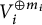 upper V Subscript i Superscript circled plus m Super Subscript i