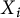upper X Subscript i