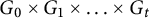 upper G 0 times upper G 1 times midline horizontal ellipsis times upper G Subscript t