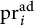p r Subscript i Superscript a d
