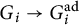 upper G Subscript i Baseline right arrow upper G Subscript i Superscript a d