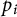 p Subscript i