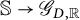 double struck upper S right arrow upper G Subscript upper D comma double struck upper R