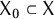 upper X 0 subset of sans serif upper X
