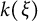 k left parenthesis xi right parenthesis