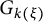 upper G Subscript k left parenthesis xi right parenthesis