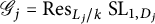 upper G Subscript j Baseline equals upper R e s Subscript upper L Sub Subscript j Subscript divided by k Baseline upper S upper L Subscript 1 comma upper D Sub Subscript j Subscript