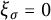 xi Subscript sigma Baseline equals 0