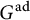 upper G Superscript a d
