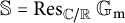 double struck upper S equals upper R e s Subscript double struck upper C divided by double struck upper R Baseline upper G Subscript normal m