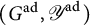 left parenthesis upper G Superscript a d Baseline comma upper Y Superscript backslash hspace 1.3 p t a d Baseline right parenthesis