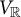 upper V Subscript double struck upper R
