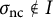 sigma Subscript n c Baseline not an element of upper I