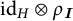 i d sub H tensor product rho sub I