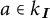 a is an element of k sub I