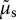 mu Subscript normal s Baseline overtilde