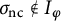 sigma Subscript n c Baseline not an element of upper I Subscript phi
