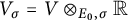 upper V Subscript sigma Baseline equals upper V circled times Underscript upper E 0 comma sigma Endscripts double struck upper R