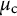 mu Subscript normal c