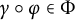 gamma ring phi element of upper Phi