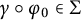gamma ring phi 0 element of upper Sigma