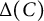 upper Delta left parenthesis upper C right parenthesis