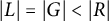 StartAbsoluteValue upper L EndAbsoluteValue equals StartAbsoluteValue upper G EndAbsoluteValue less than StartAbsoluteValue upper R EndAbsoluteValue