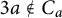 3 a not an element of upper C Subscript a