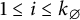 1 less than or equals i less than or equals k Subscript backslash emptyset