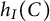 h Subscript upper I Baseline left parenthesis upper C right parenthesis