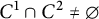 upper C Superscript 1 Baseline intersection upper C squared not equals backslash emptyset