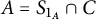 upper A equals upper S Subscript 1 Sub Subscript upper A Baseline intersection upper C